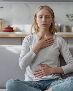 calm breathing for morning sickness- blog