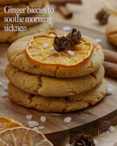 ginger biscuits to help with morning sickness- blog