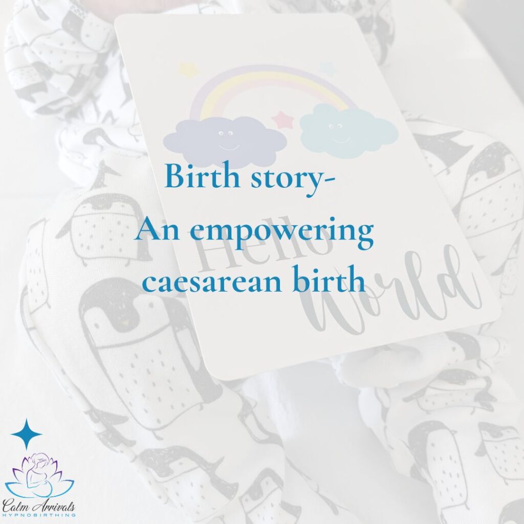 Positive caesarean birth